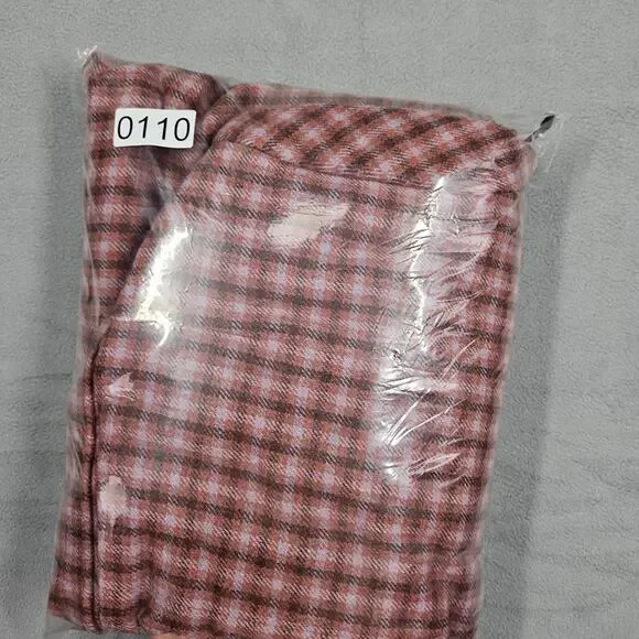 Sundance Blazer Womens XL The Lisa Wool Jacket Pink Plaid Academia Preppy Office - Picture 11 of 11